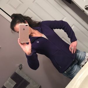 Like New! Spyder Core Sweater in purple. Unique!